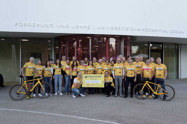 Team Rynkeby fährt für die Stiftung Kinderkrebsforschung nach Paris